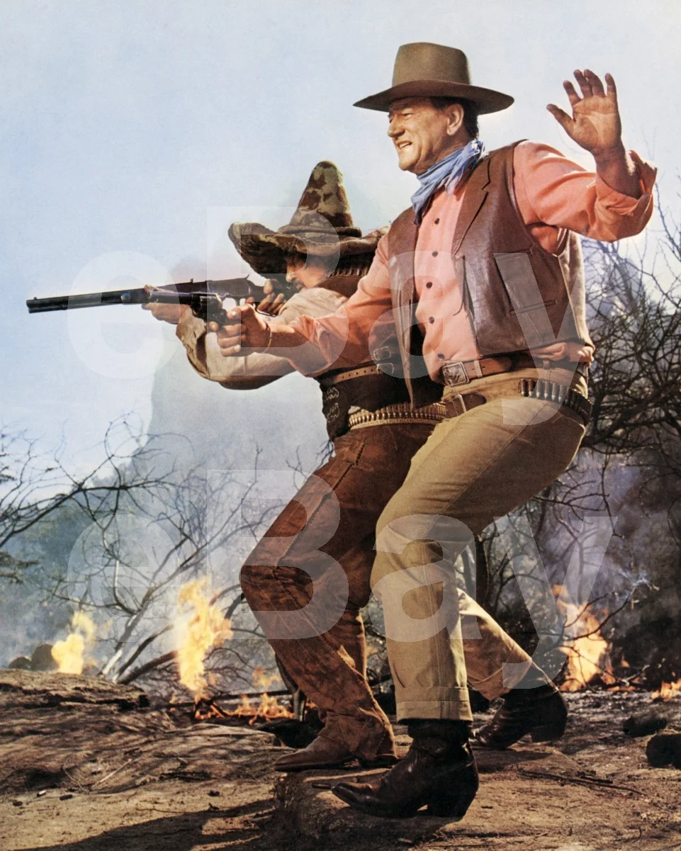 The War Wagon (1967) Emilio Fernandez, John Wayne 16x12 Photo Poster Print, изображение 4