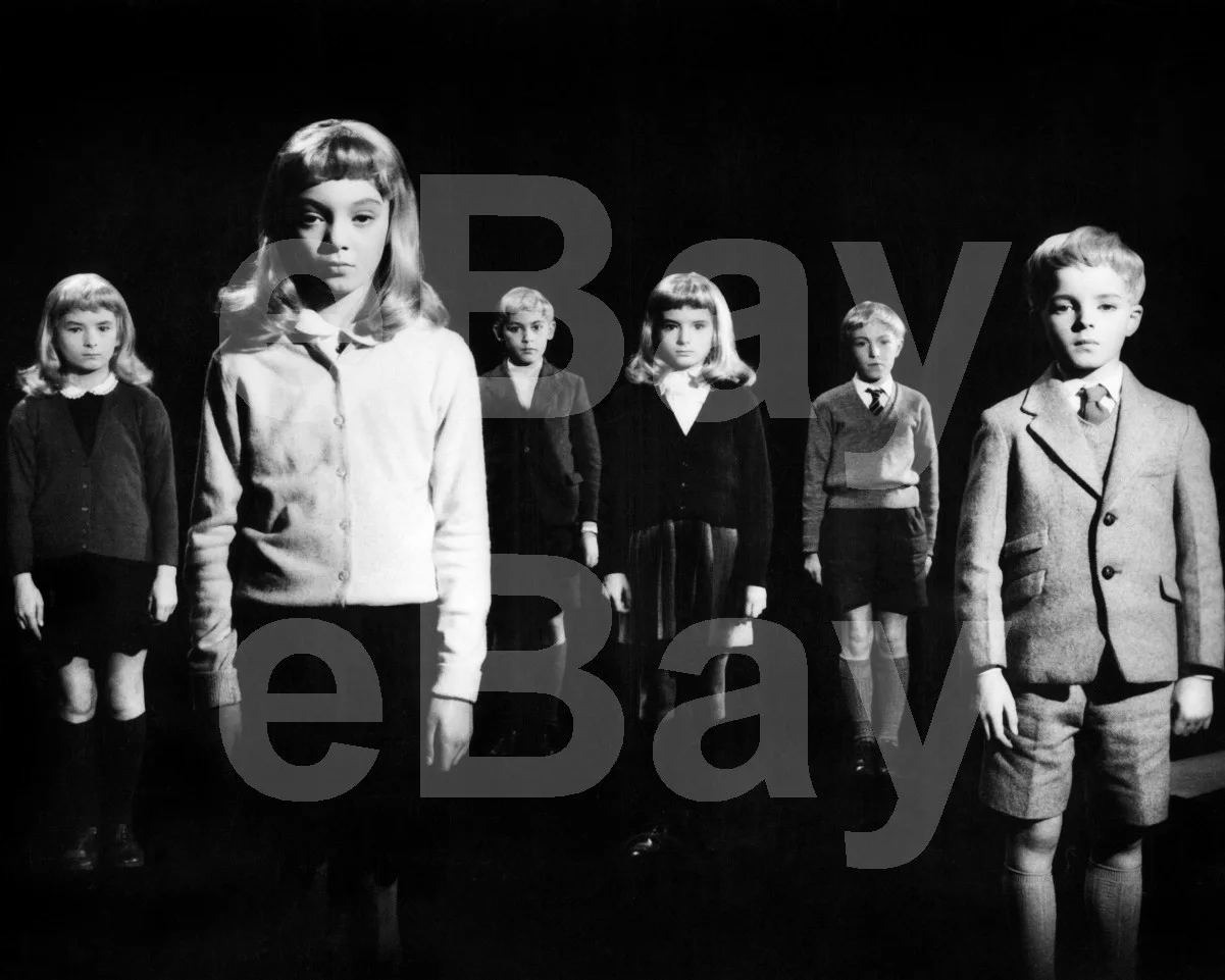 Village Of The Damned (1960) Martin Stephens, Lesley Scoble Cast 16x12 Photo, изображение 4