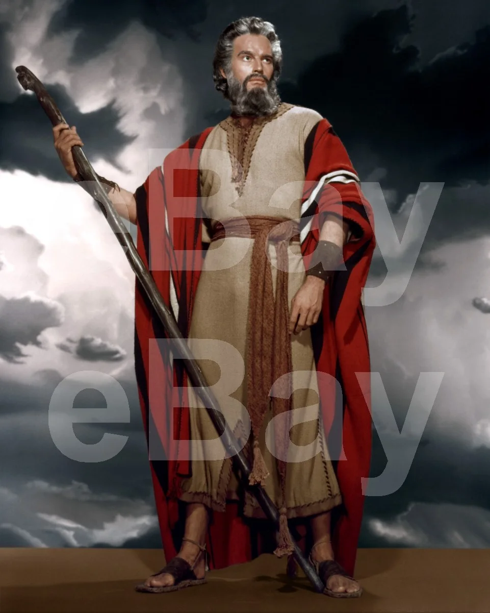 The Ten Commandments (1956) Charlton Heston 16x12 Photo Poster Print, изображение 4