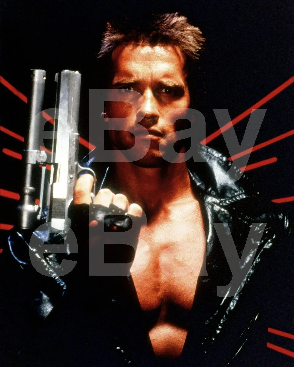The Terminator (1984) Arnold Schwarzenegger "Arnie" 16x12 Photo Poster Print, изображение 4