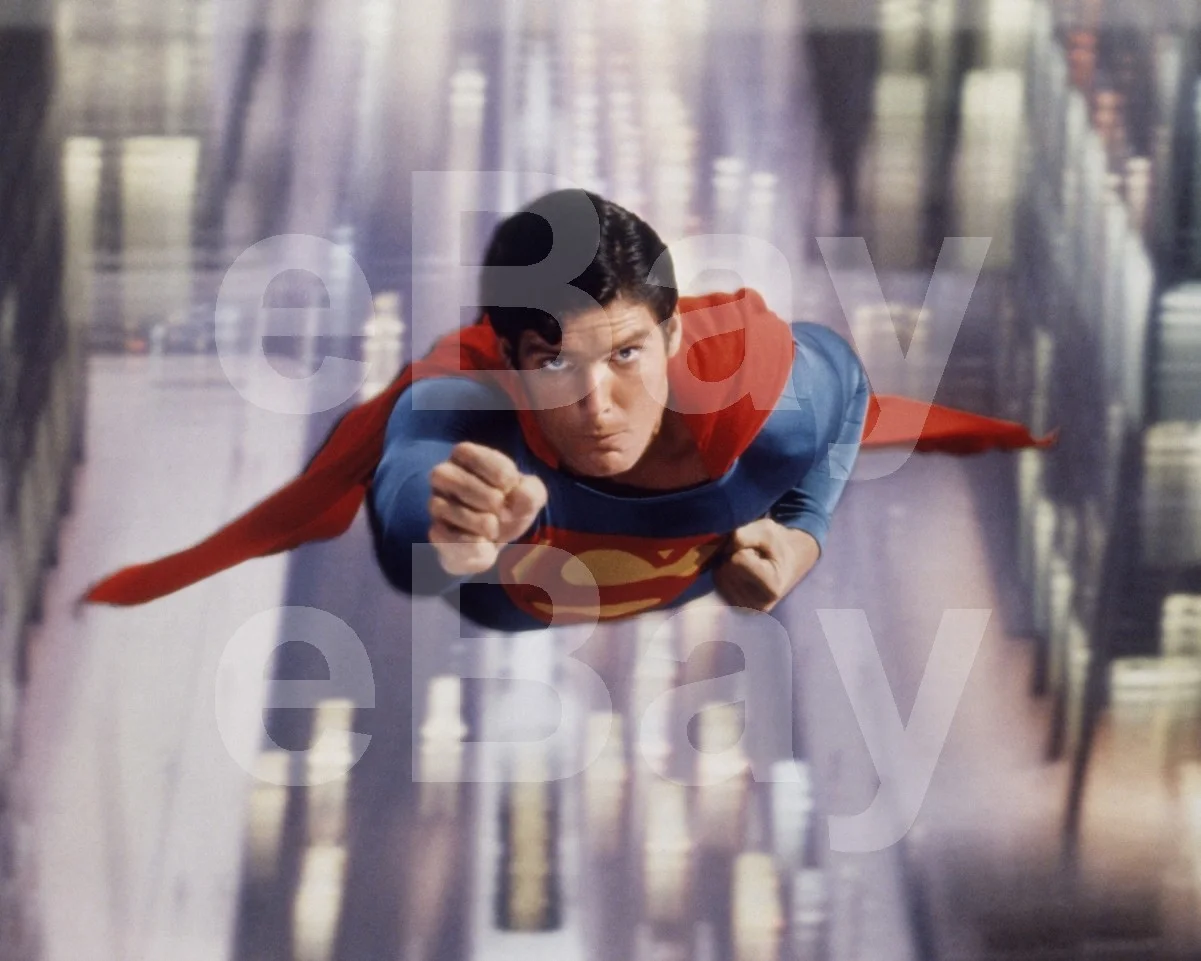 Superman The Movie (1978) Christopher Reeve 16x12 Photo Poster Print, изображение 4