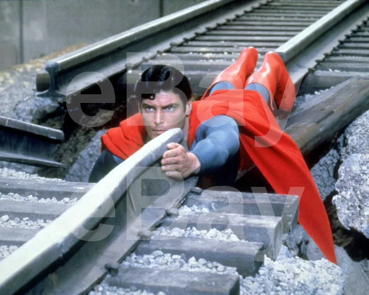 Superman The Movie (1978) Christopher Reeve 16x12 Photo Poster Print, изображение 4