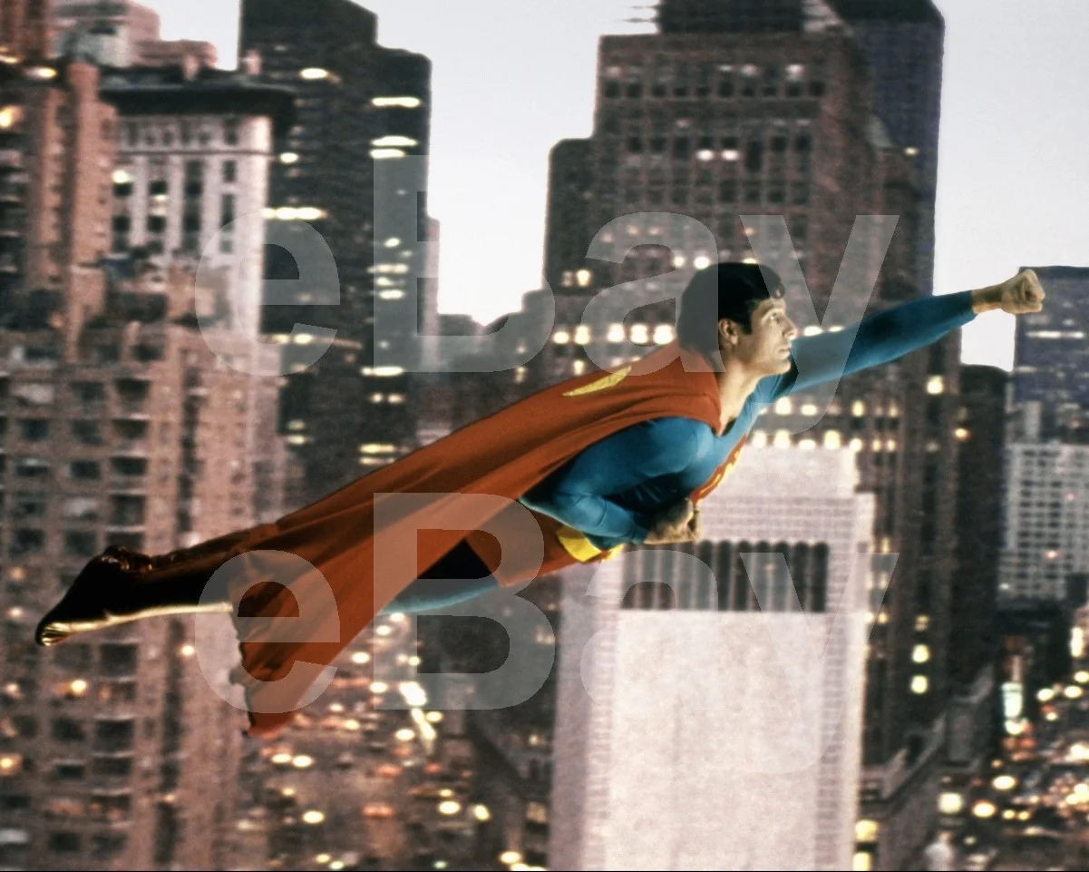 Superman The Movie (1978) Christopher Reeve 16x12 Photo Poster Print, изображение 4