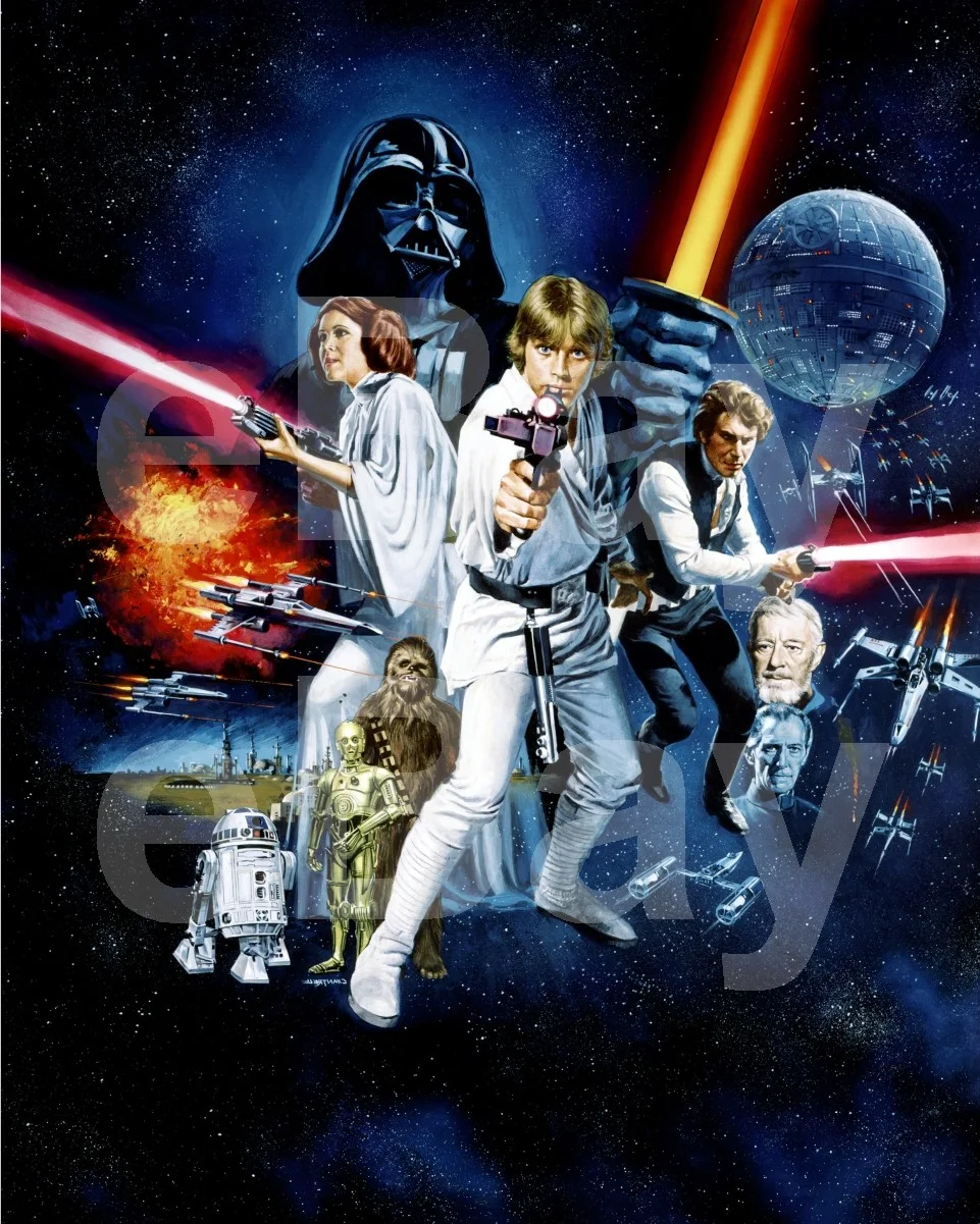 Star Wars: Episode IV - a New Hope (1977) Poster Artwork 16x12 Photo Poster, изображение 4