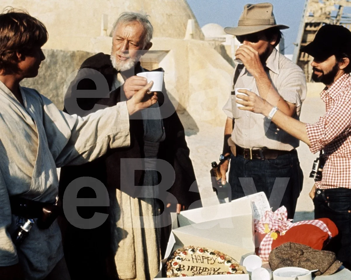 Star Wars (1977) Mark Hamill, Alec Guinness, George Lucas 16x12 Photo Poster, изображение 4