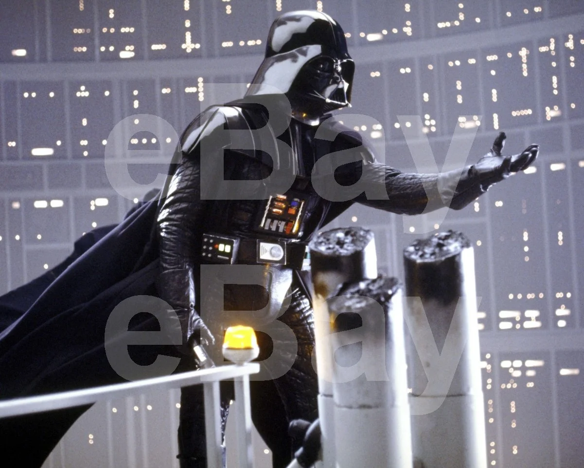 Star Wars (1980) "Darth Vader" David Prowse, James Earl Jones 16x12 Photo, изображение 4