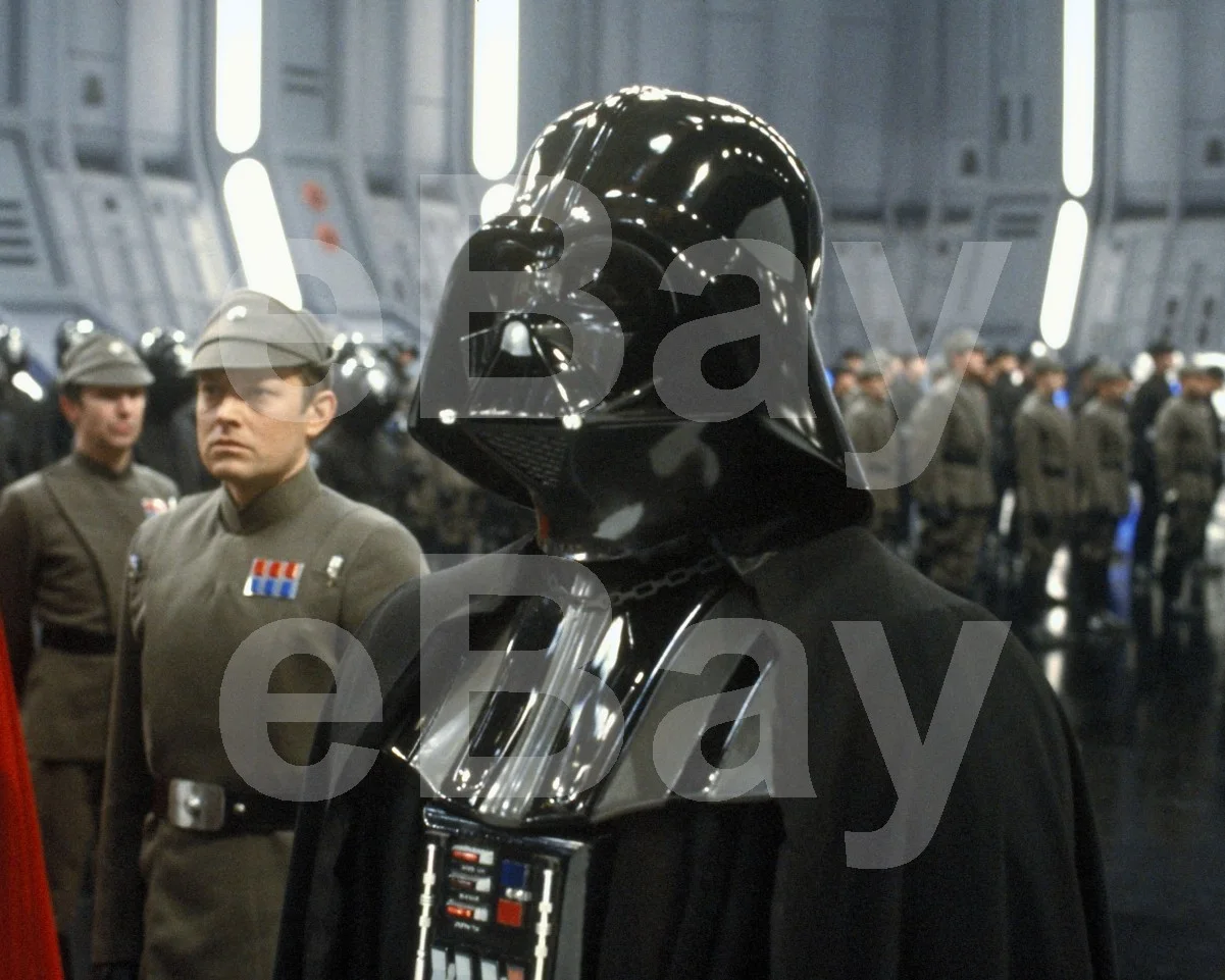 Star Wars (1983) "Darth Vader" David Prowse, James Earl Jones 16x12 Photo, изображение 4