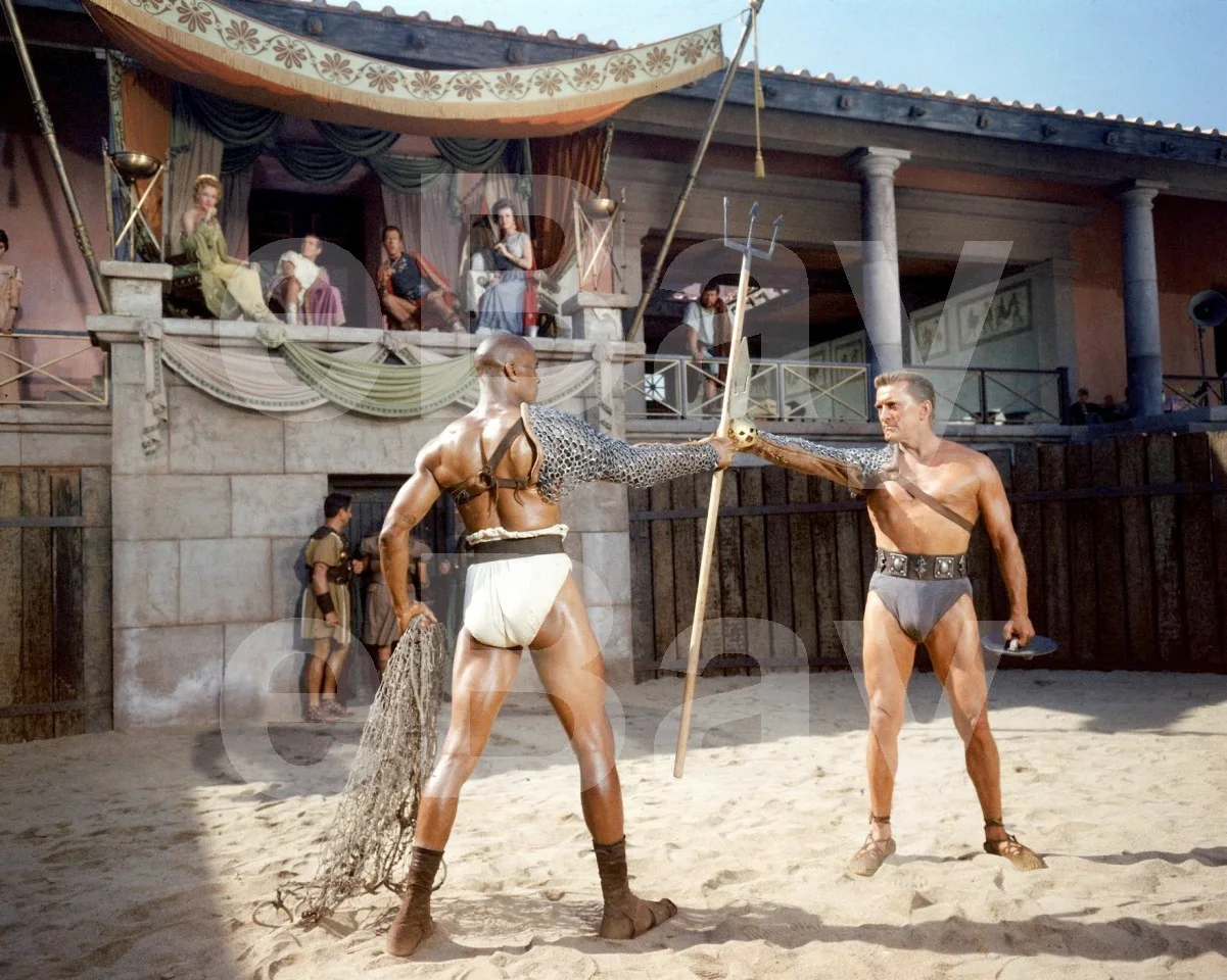 Spartacus (1960) Kirk Douglas, Woody Strode 16x12 Photo Poster Print, изображение 4