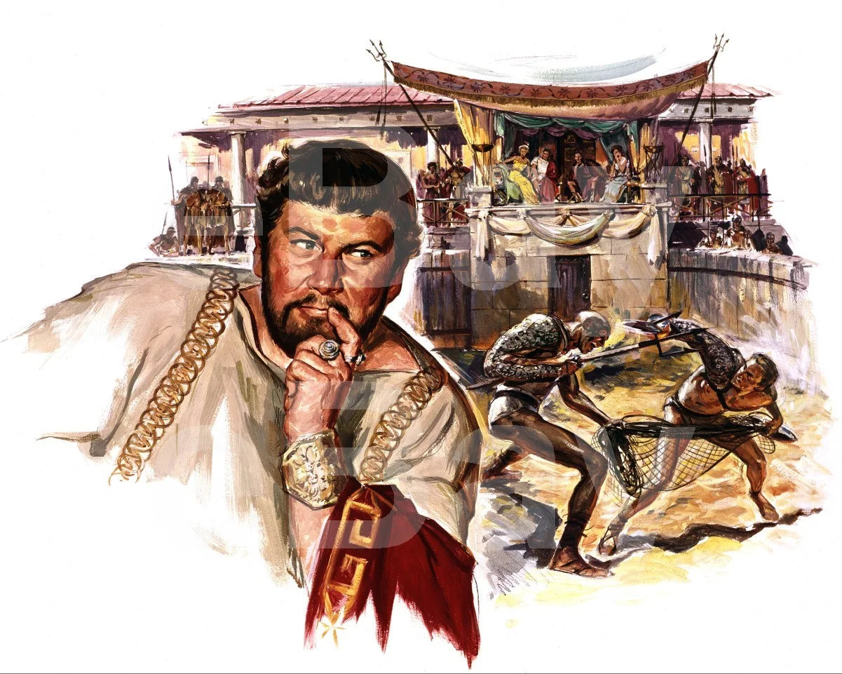Spartacus (1960) Poster Print Art Peter Ustinov 16x12 Photo Poster Print, изображение 4