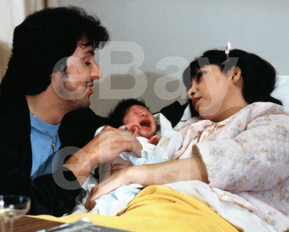 Rocky II (1979) Sylvester Stallone, Seargeoh Stallone, Talia Shire 16x12 Photo, изображение 4