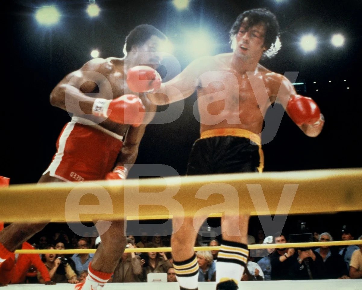 Rocky II (1979) Carl Weathers, Sylvester Stallone 16x12 Photo Poster Print, изображение 4