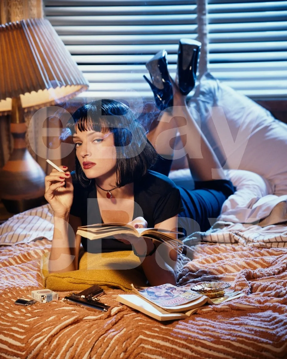 Pulp Fiction (1994) Uma Thurman 16x12 Photo Poster Print, изображение 4