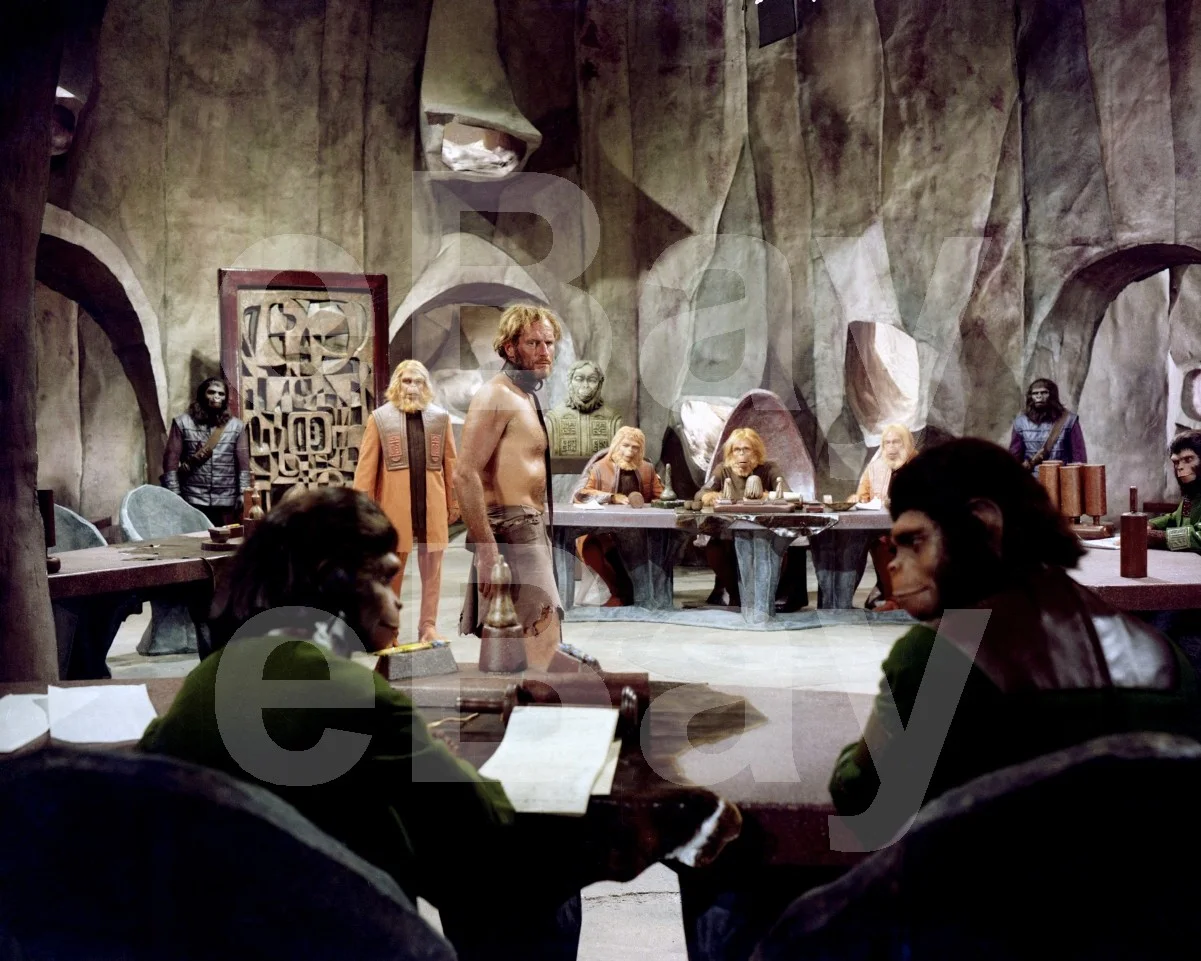 Planet of the Apes (1968) Kim Hunter Charlton Heston Roddy McDowall 16x12 Photo, изображение 4
