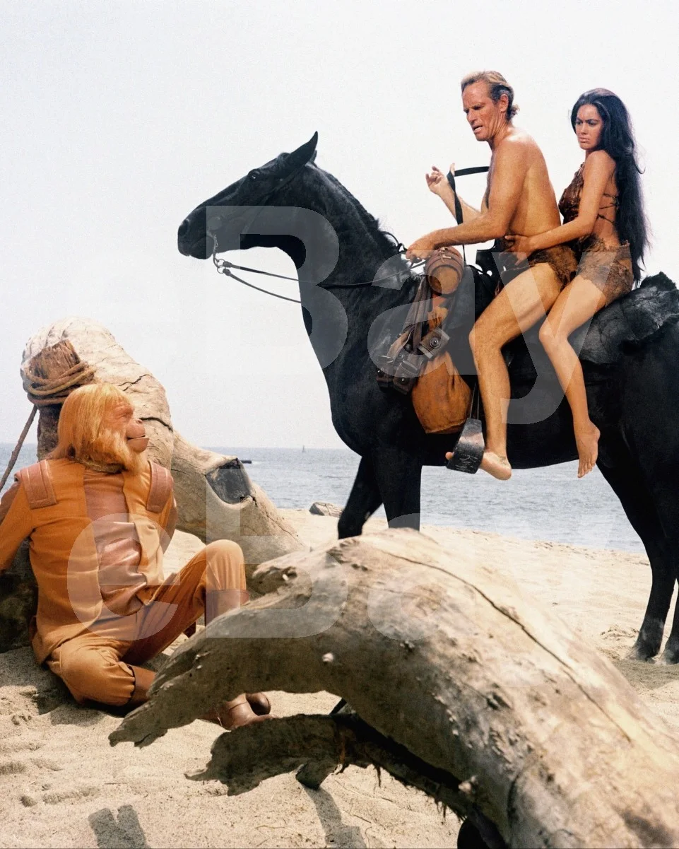 Planet of the Apes (1968) Maurice Evans, Charlton Heston 16x12 Photo Poster, изображение 4