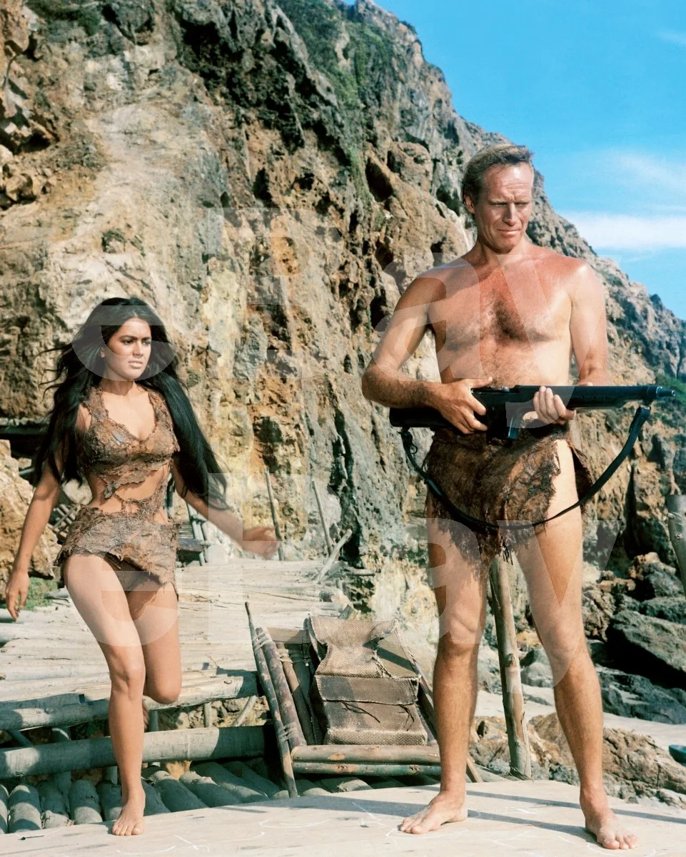 Planet of the Apes (1968) Linda Harrison, Charlton Heston 16x12 Photo Poster, изображение 4