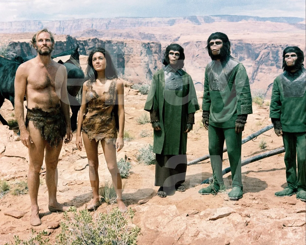 Planet of the Apes (1968) Linda Harrison, Roddy McDowall 16x12 Photo Poster, изображение 4