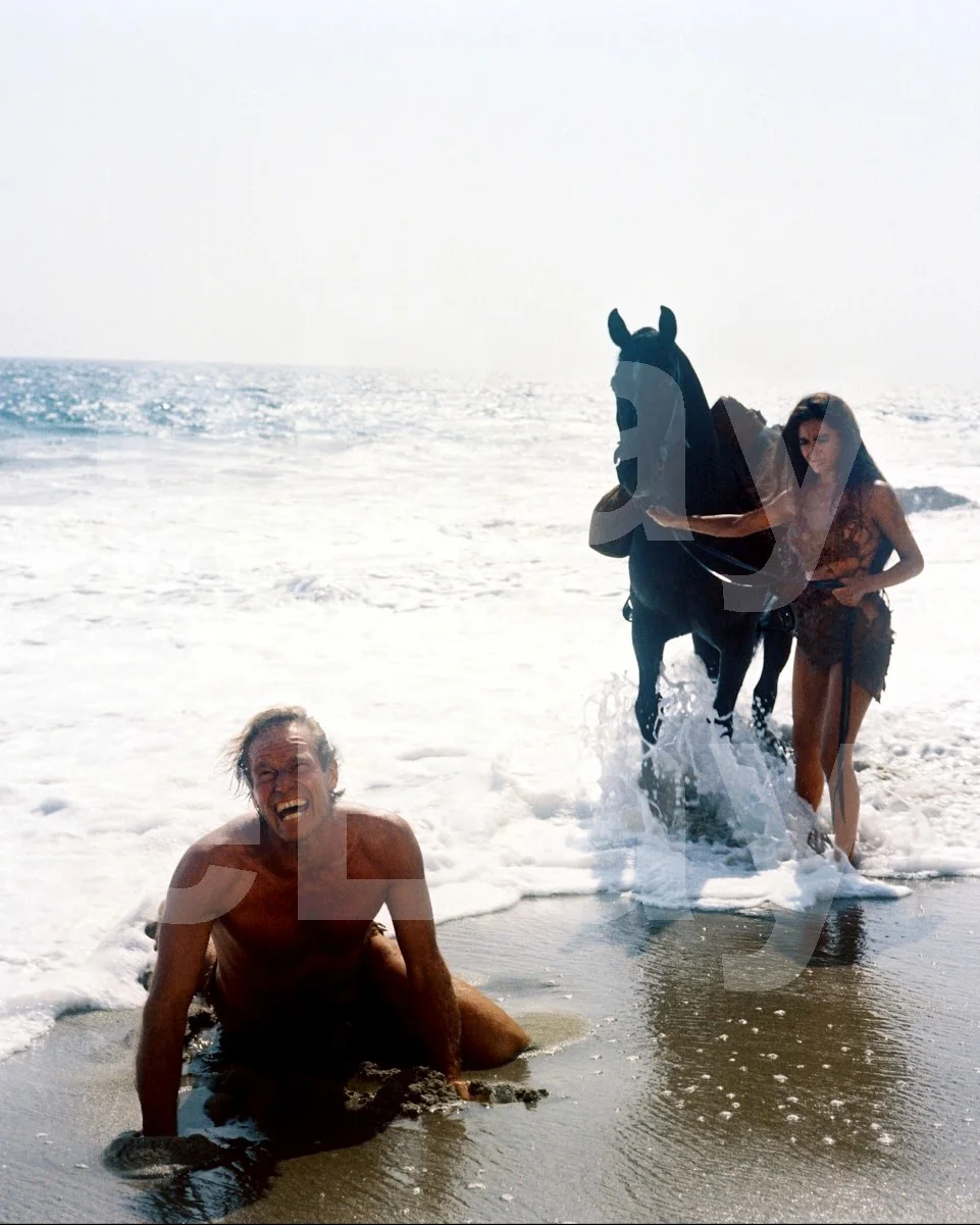 Planet of the Apes (1968) Linda Harrison, Charlton Heston 16x12 Photo Poster, изображение 4