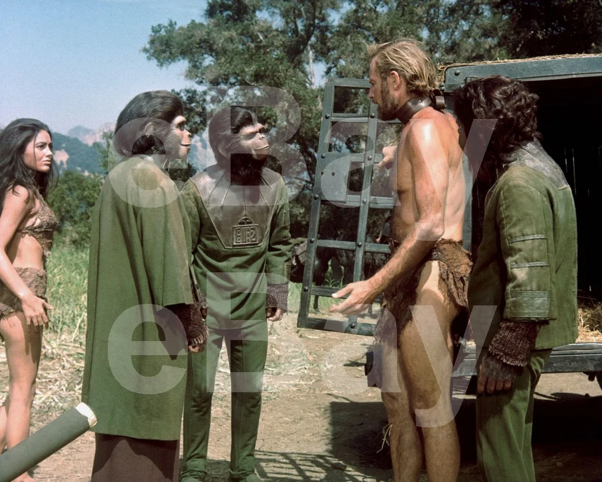 Planet of the Apes (1968) Charlton Heston Linda Harrison Kim Hunter 16x12 Photo, изображение 4