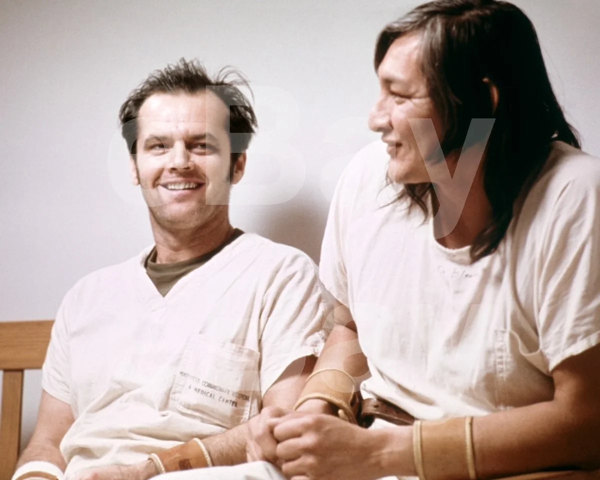 One Flew Over the Cuckoo's Nest (1975) Jack Nicholson, Will Sampson 16x12 Photo, изображение 4