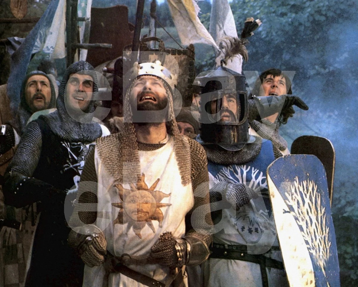 Monty Python and the Holy Grail (1974) Eric Idle, John Cleese 16x12 Photo, image 4