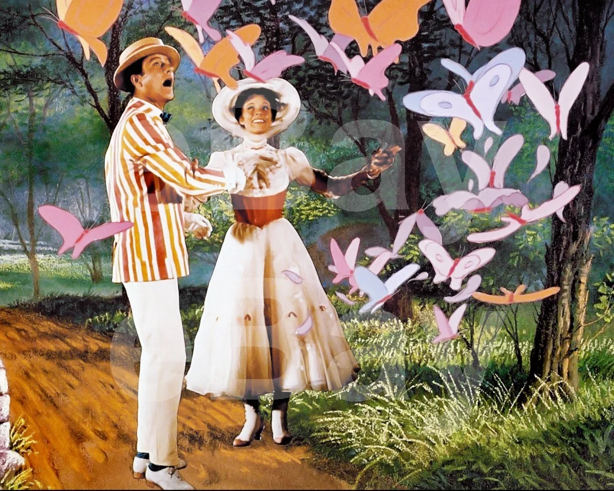Mary Poppins (1964) Julie Andrews, Dick Van Dyke 16x12 Photo Poster Print, изображение 4