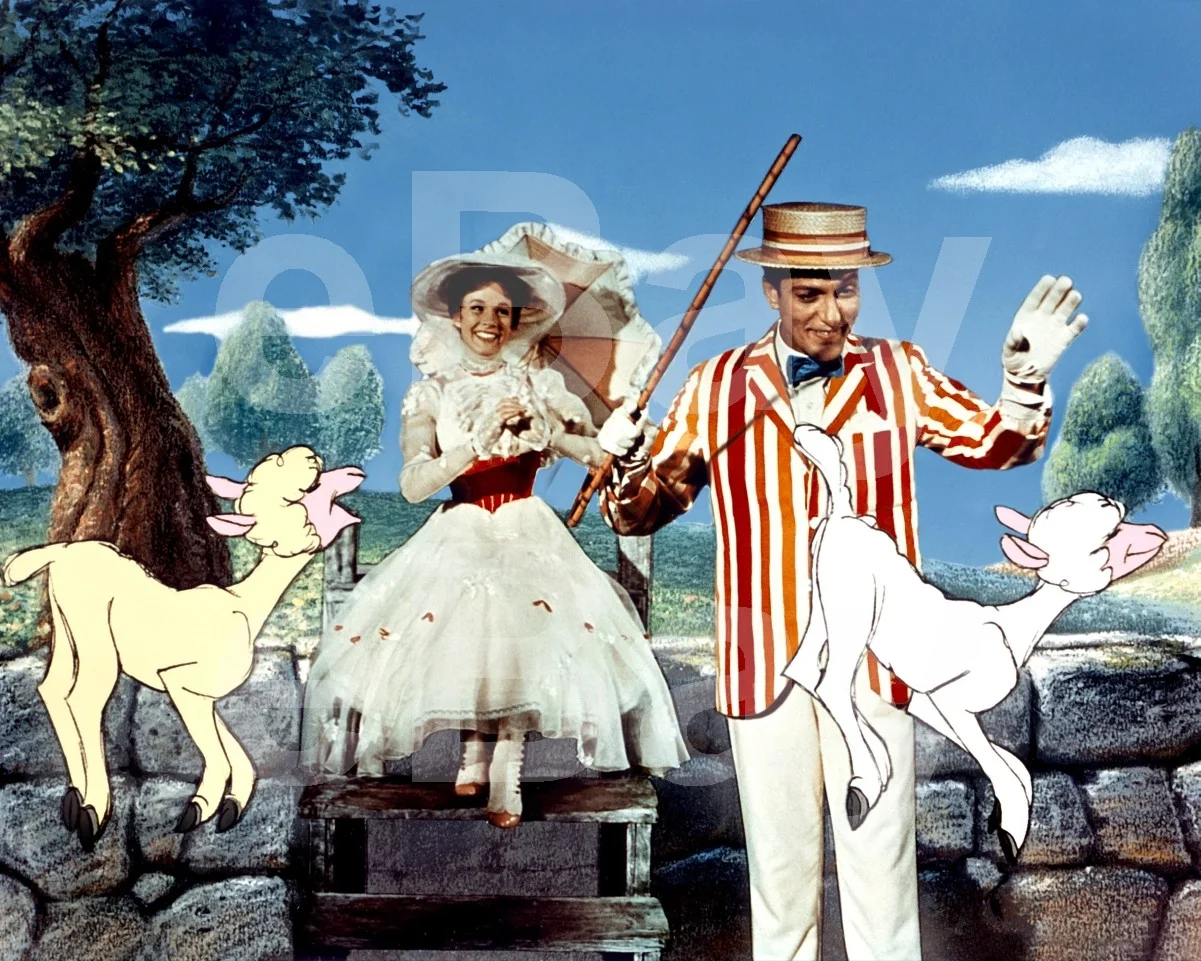 Mary Poppins (1964) Julie Andrews, Dick Van Dyke 16x12 Photo Poster Print, изображение 4