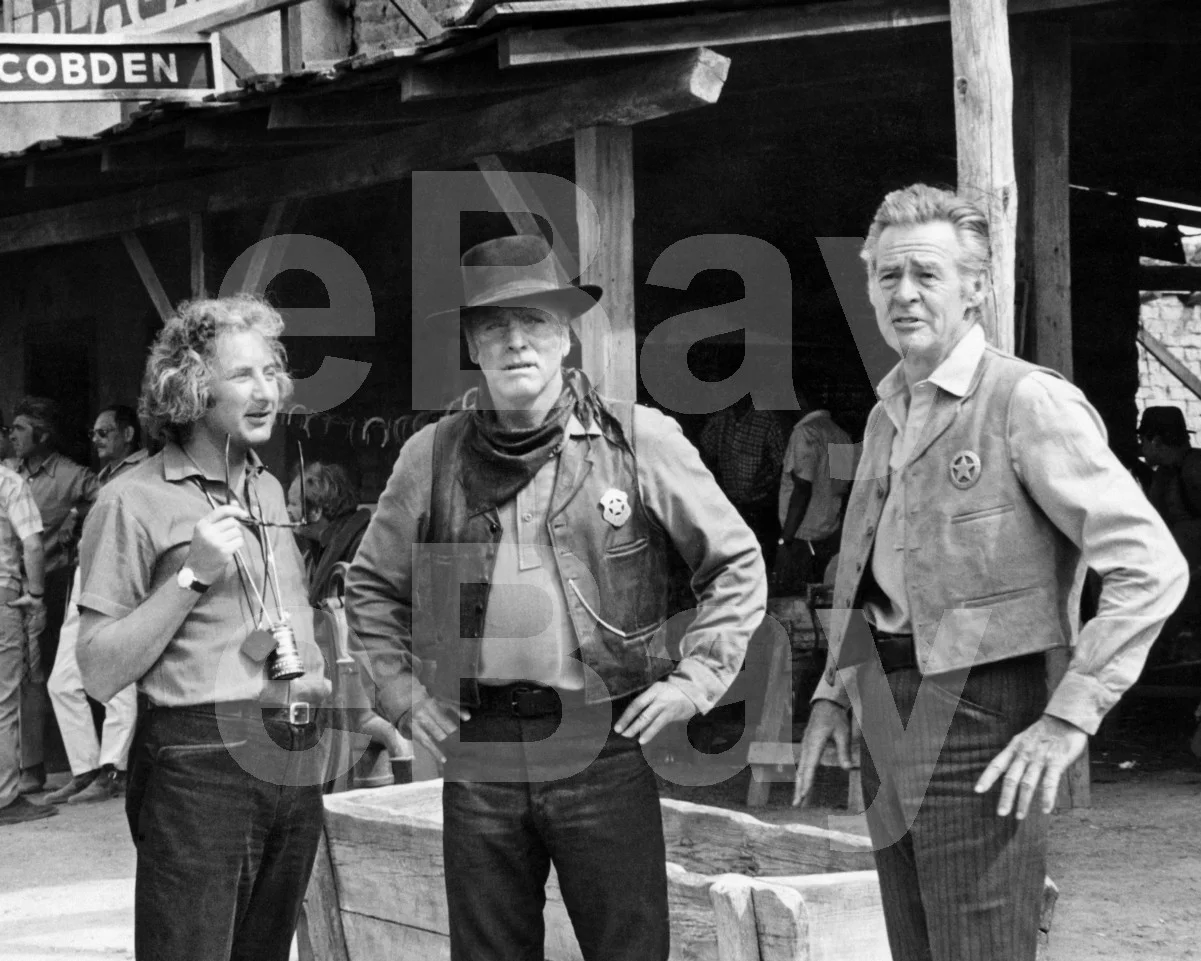 Lawman (1971) Michael Winner, Burt Lancaster, Robert Ryan 16x12 Photo Poster, image 4