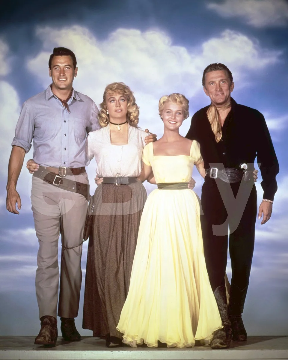 The Last Sunset (1961) Rock Hudson, Kirk Douglas Cast 16x12 Photo Poster Print, изображение 4
