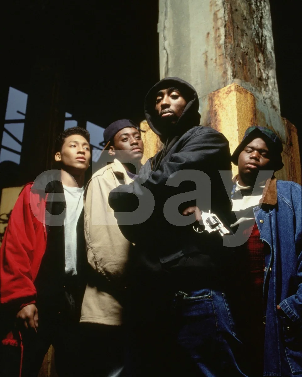 Juice (1992) Tupac Shakur, Jermaine Hopkins, Khalil Kain, Omar Epps 16x12 Photo, изображение 4