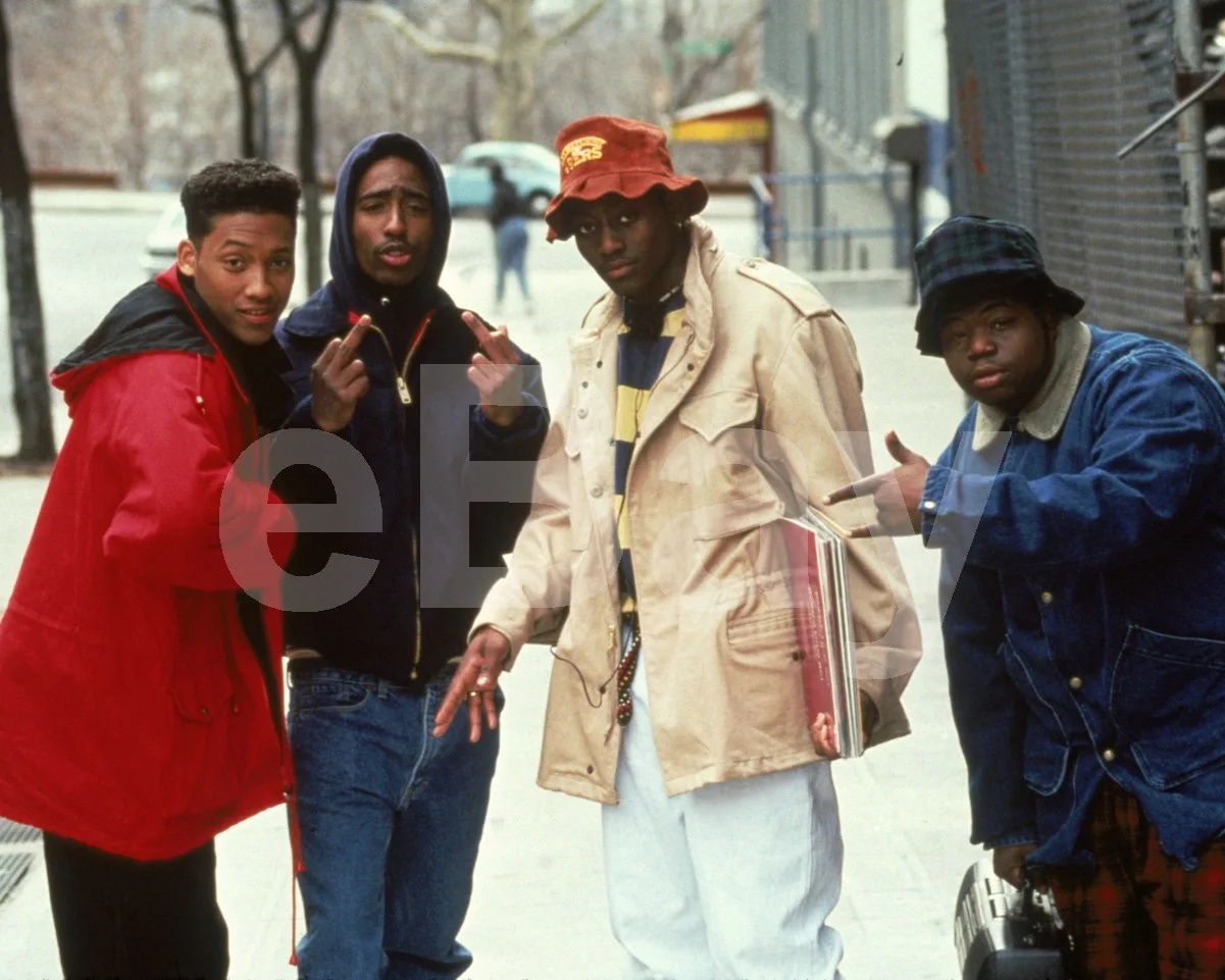Juice (1992) Khalil Kain, Tupac Shakur, Omar Epps, Jermaine Hopkins 16x12 Photo, изображение 4