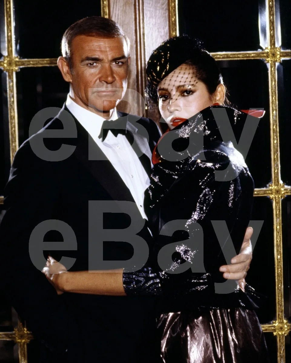 Never Say Never Again James Bond (1983) Sean Connery Barbara Carrera 16x12 Photo, image 4