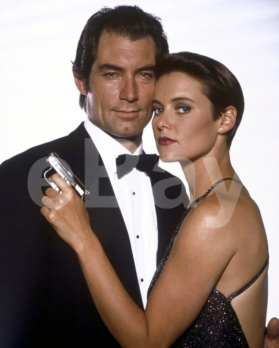 License to Kill - James Bond (1989) Carey Lowell, Timothy Dalton 16x12 Photo, изображение 4