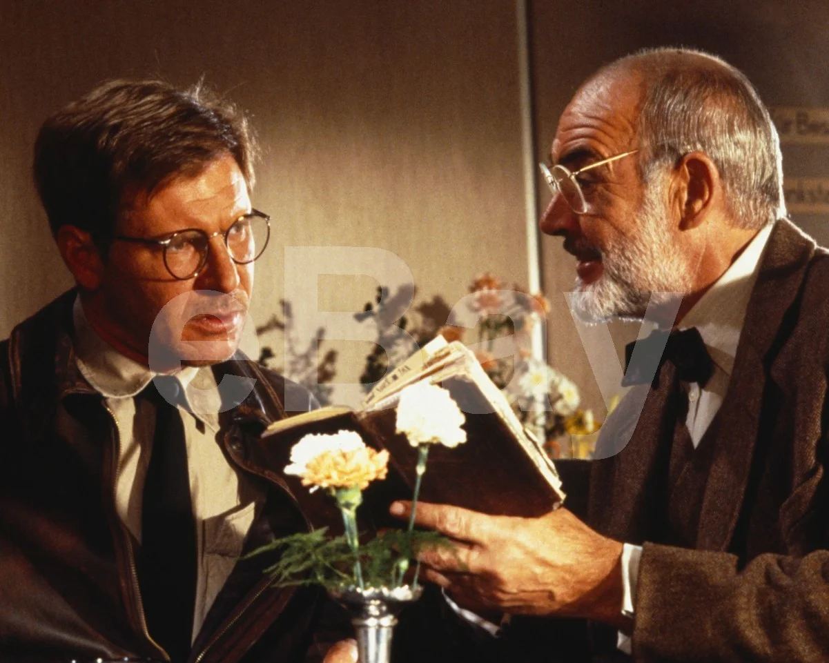 Indiana Jones and the Last Crusade (1989) Harrison Ford Sean Connery 16x12 Photo, изображение 4