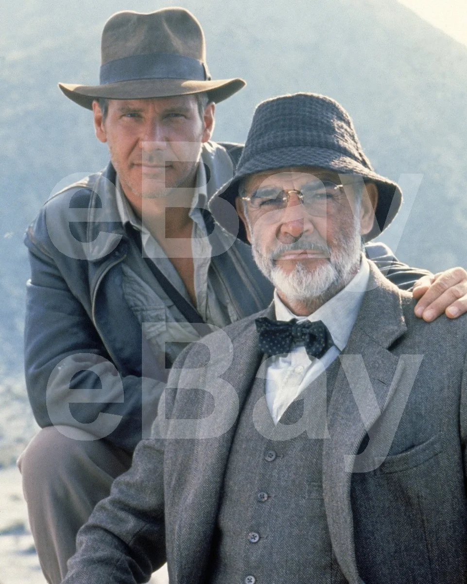 Indiana Jones and the Last Crusade (1989) Harrison Ford Sean Connery 16x12 Photo, изображение 4