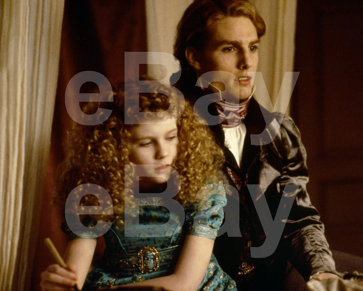 Interview With The Vampire (1994) Kirsten Dunst, Brad Pitt 16x12 Photo Poster, изображение 4