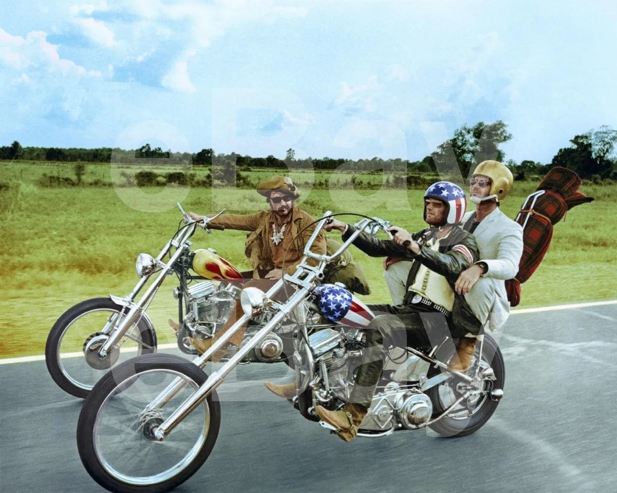 Easy Rider (1969) Dennis Hopper, Peter Fonda, Jack Nicholson 16x12 Photo Poster, изображение 4