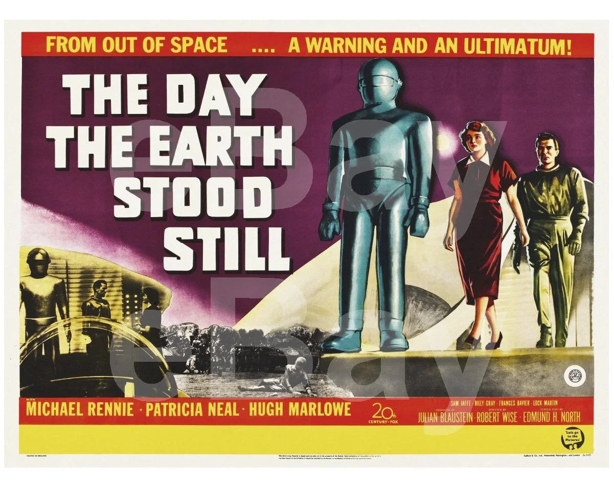 The Day the Earth Stood Still (1951) Poster Print 16x12 Photo Poster Print, изображение 4