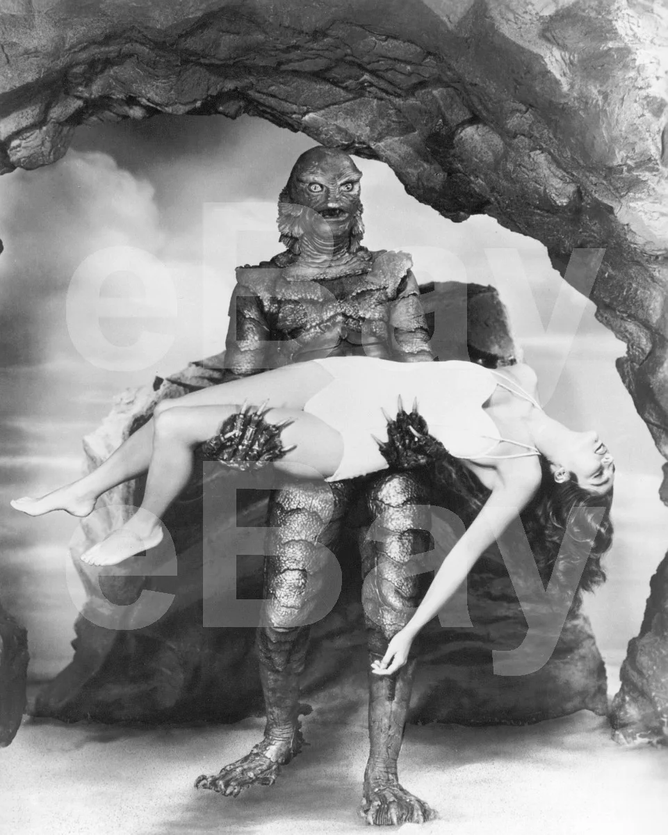 Creature from the Black Lagoon (1954) Julie Adams, Ben Chapman 16x12 Photo, изображение 4