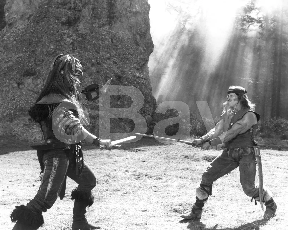 Conan the Destroyer (1984) Arnold Schwarzenegger, Sven-Ole Thorsen 16x12 Photo, изображение 4