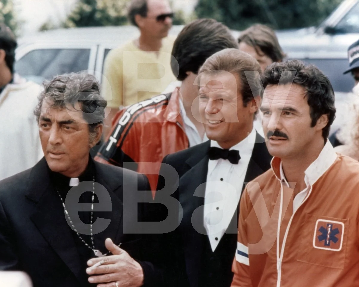 The Cannonball Run (1981) Dean Martin, Roger Moore, Burt Reynolds 16x12 Photo, изображение 4