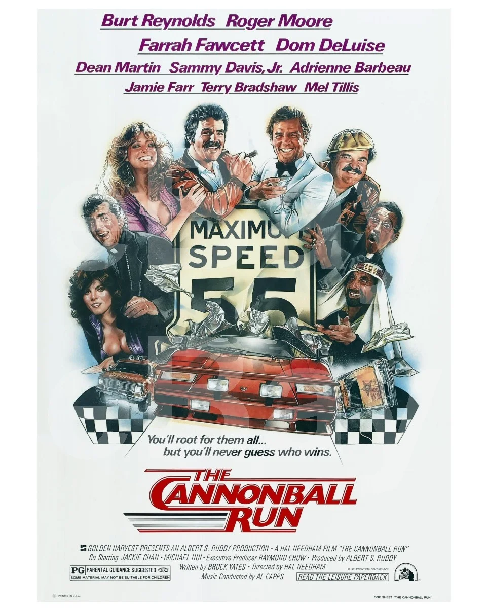 The Cannonball Run (1981) Cast 16x12 Photo Poster Print, изображение 4