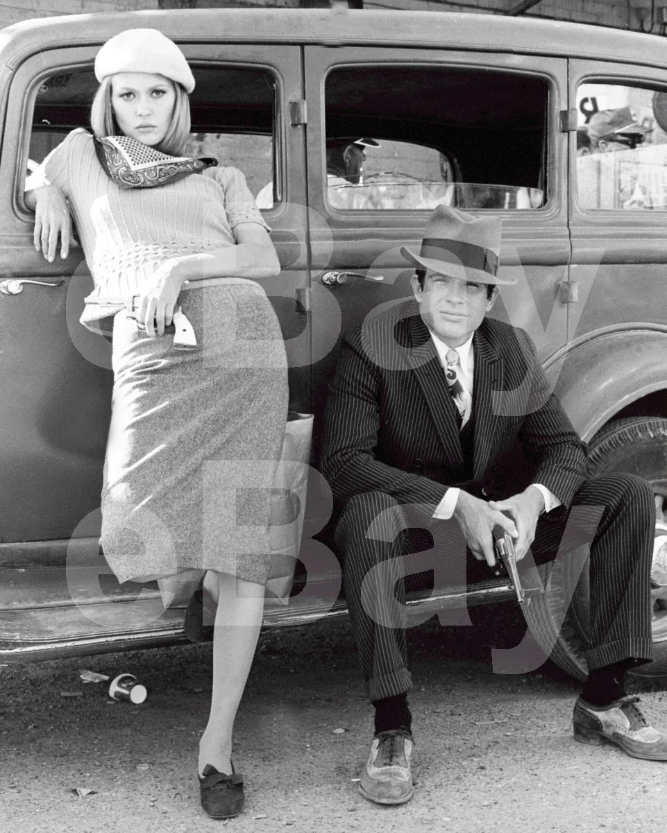 Bonnie and Clyde (1967) Faye Dunaway, Warren Beatty 16x12 Photo Poster Print, изображение 4