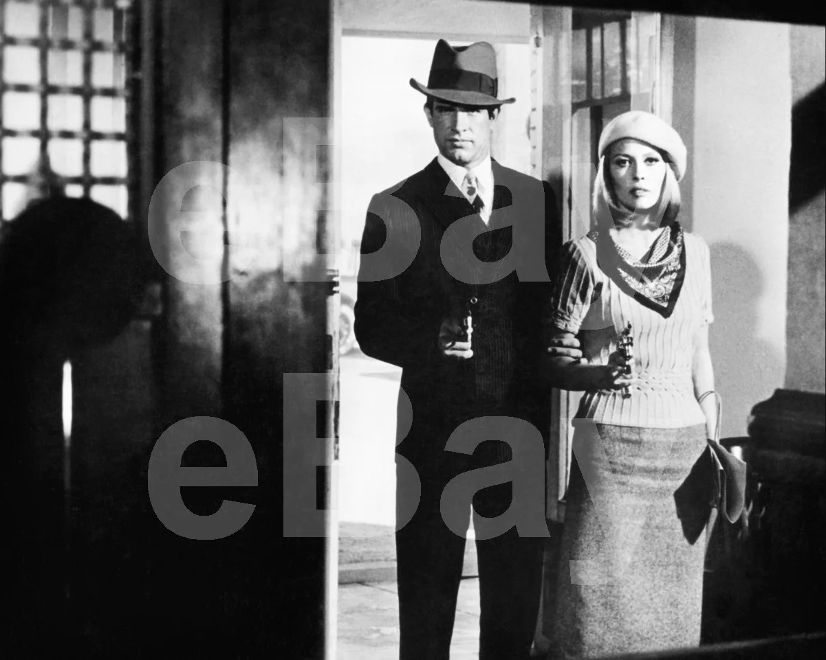 Bonnie and Clyde (1967) Faye Dunaway, Warren Beatty 16x12 Photo Poster Print, изображение 4