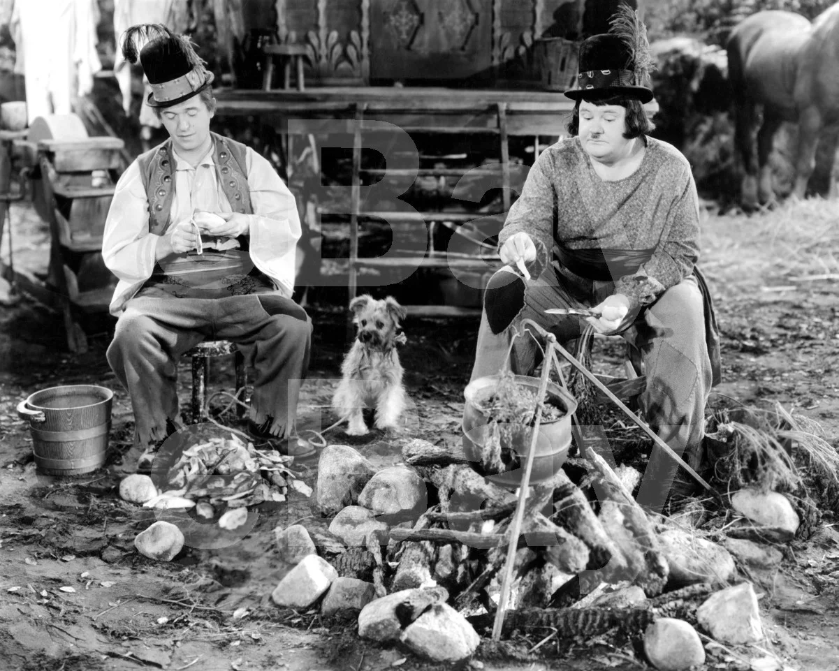 The Bohemian Girl (1936) Laurel & Hardy, Stan Laurel, Oliver Hardy 16x12 Photo, изображение 4