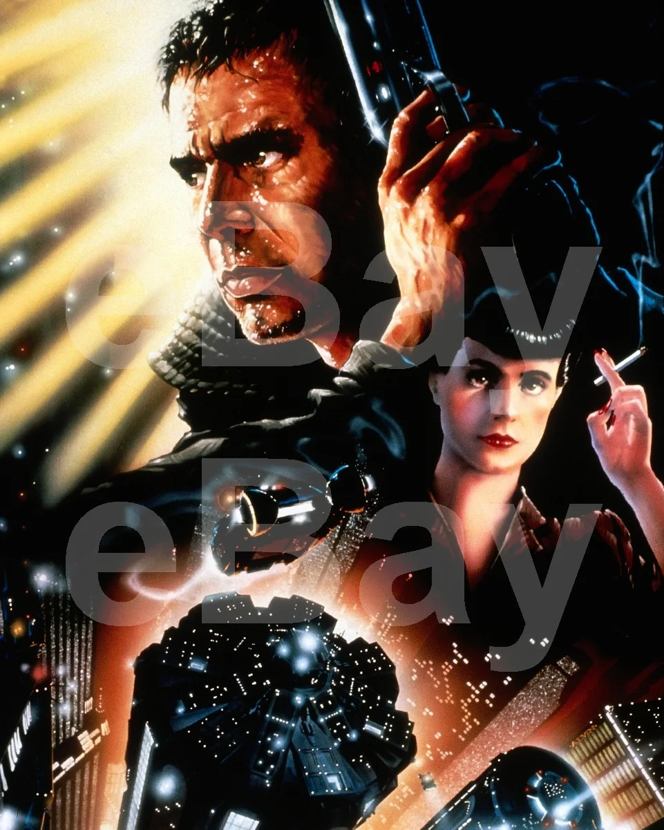 Blade Runner (1982) Poster Print Artwork, Harrison Ford, Sean Young 16x12 Photo, image 4