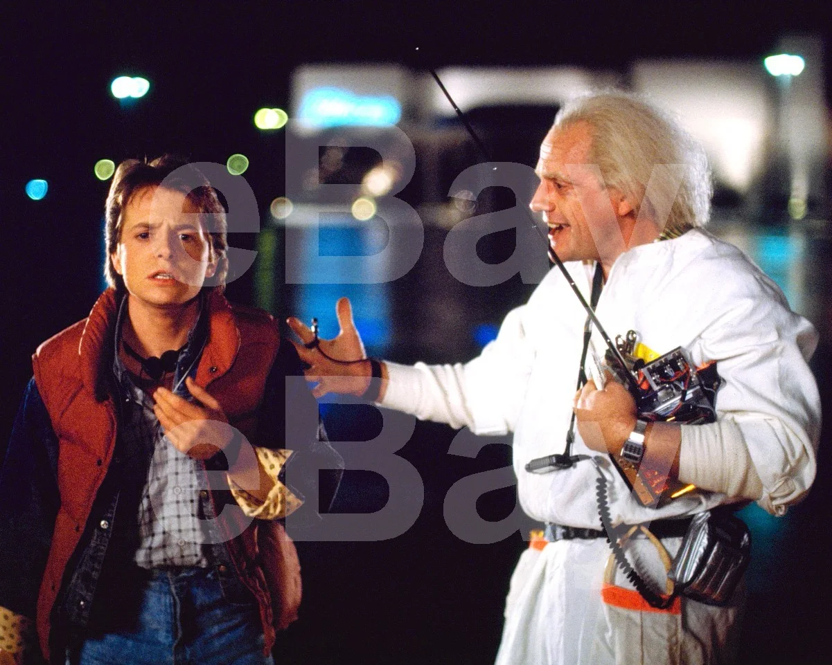 Back To The Future (1985) Michael J Fox, Christopher Lloyd 16x12 Photo Poster, изображение 4