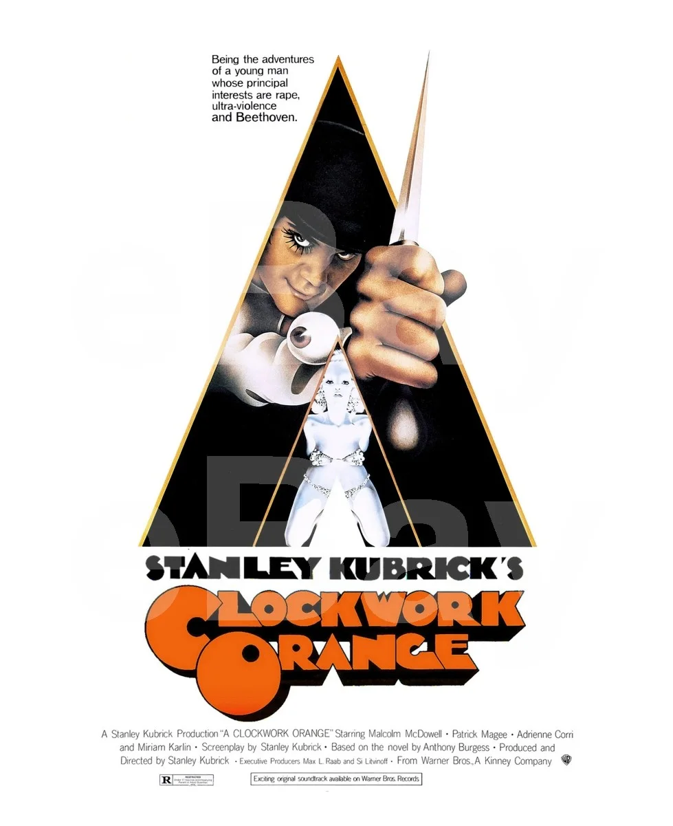 A Clockwork Orange (1971) Poster Print 16x12 Photo Poster Print, изображение 4