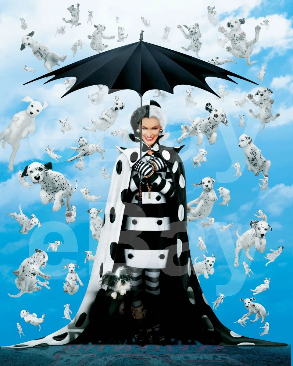 102 Dalmations (2000) Glenn Close "Cruella De Vil" 16x12 Photo Poster Print, изображение 4