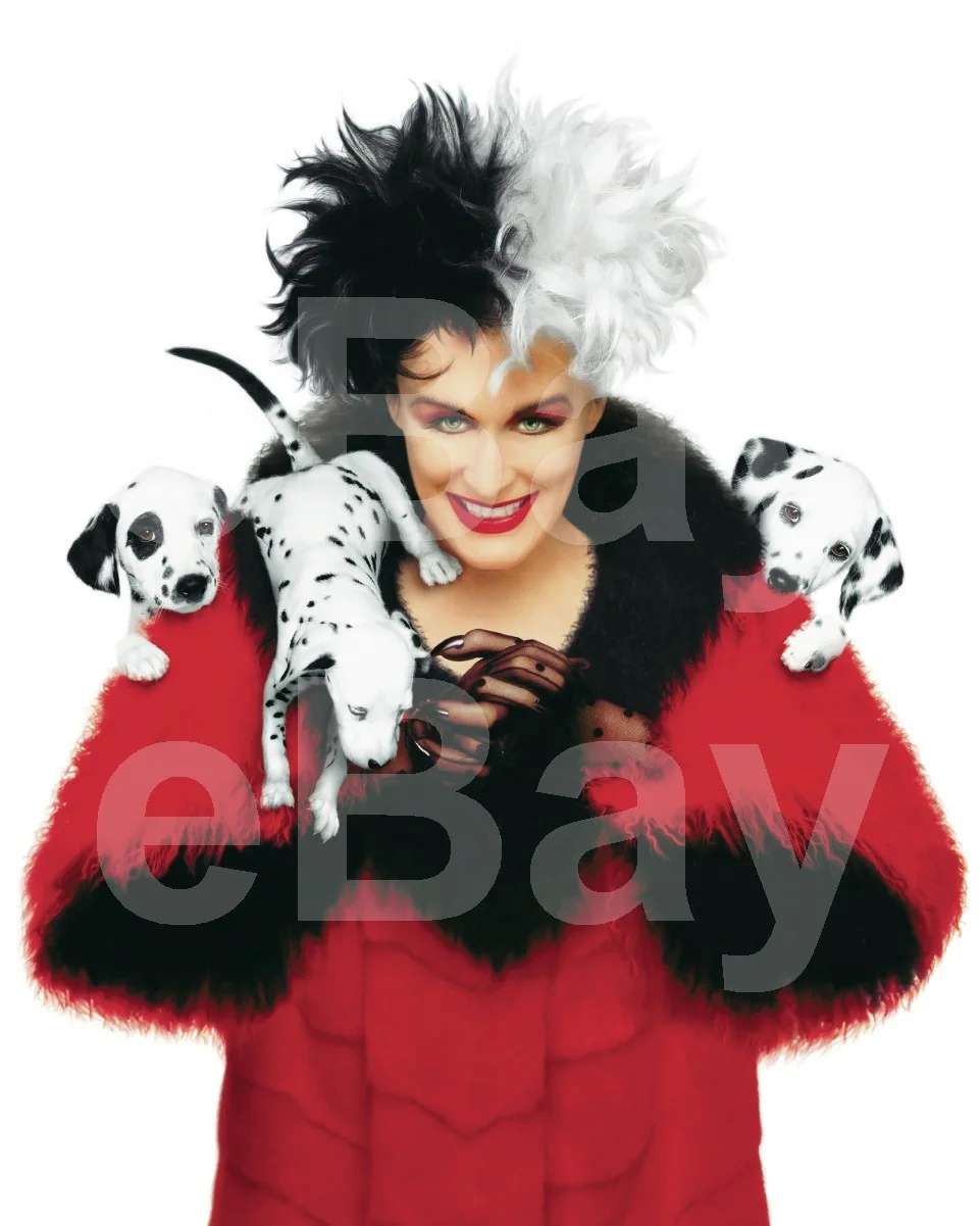 101 Dalmations (1996) Glenn Close "Cruella De Vil" 16x12 Photo Poster Print, изображение 4
