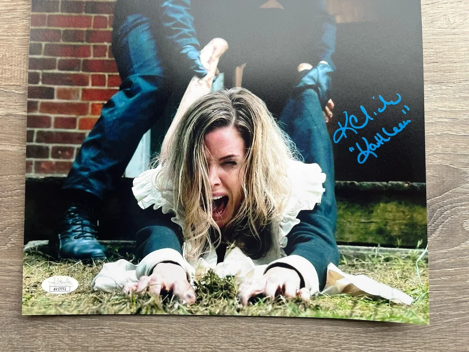 Karen Cliche Alex Armbruster Signed Thanksgiving 11x14 Photo JSA COA John Carver, изображение 4